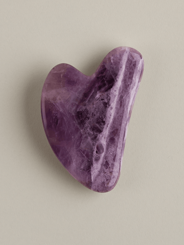 Authentic Amethyst stone Gua Sha Facial Lifting Tool