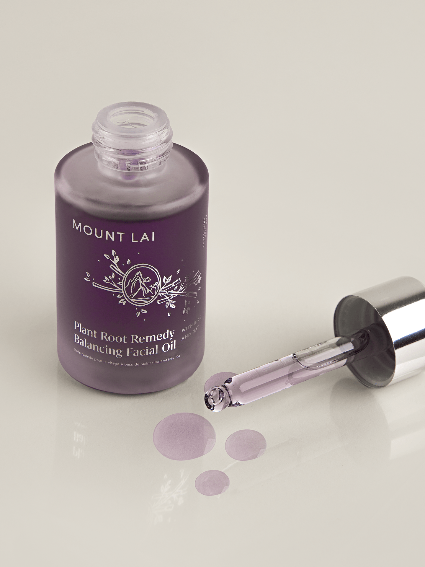 Plant Root Remedy Balancing Facial Oil with droplet