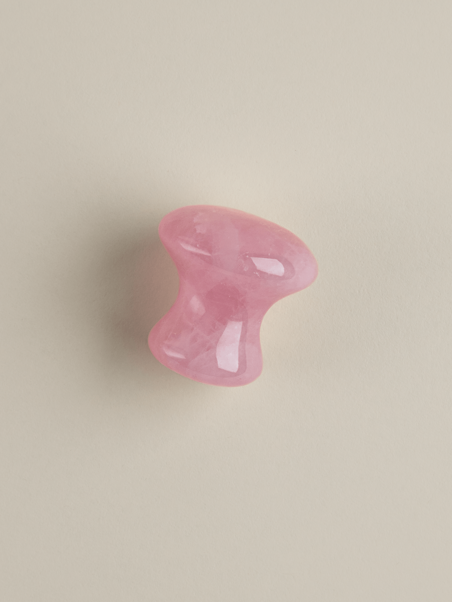 Rose Quartz De-Puffing Eye Massage Tool