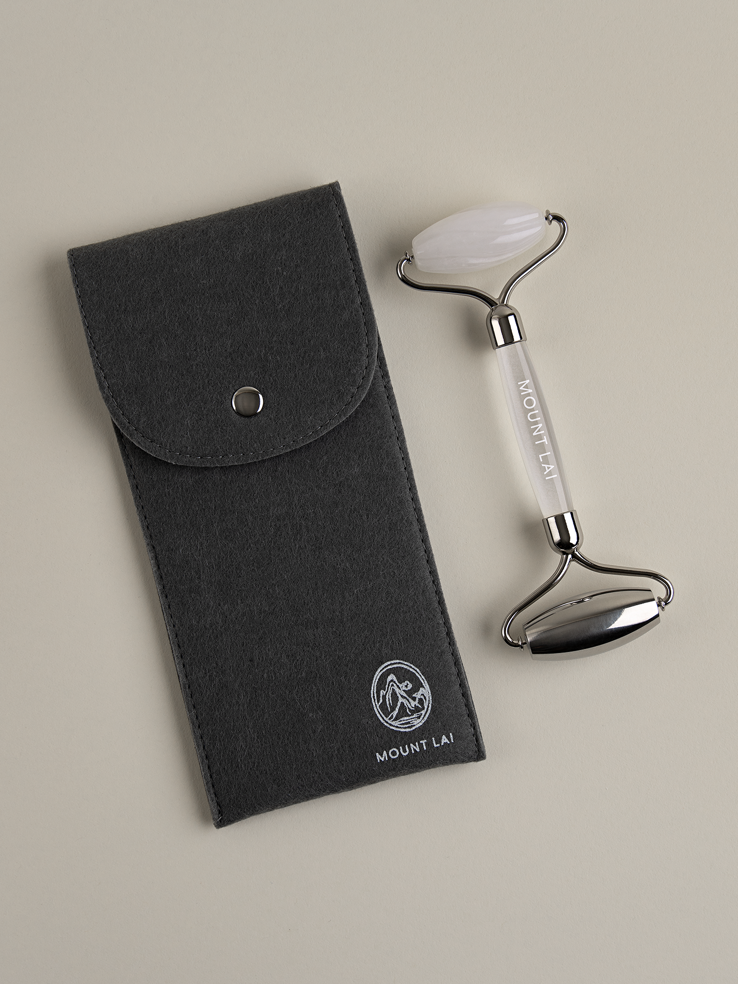 The Vitality Qi Myofascial Release & Cryo Facial Roller with Protective Pouch