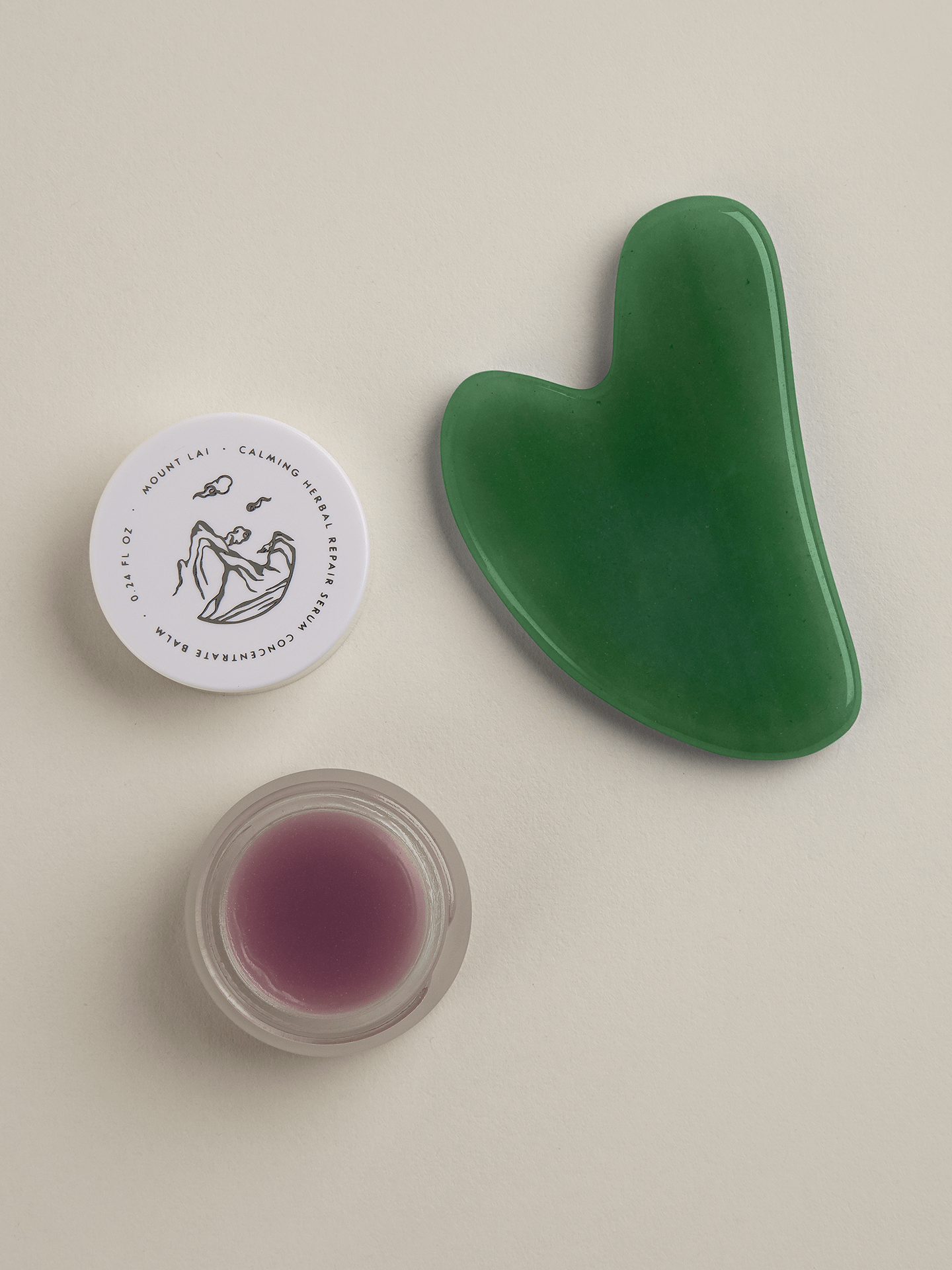 The Revitalizing Jade Gua Sha Essentials Bundle - For Anti-Aging