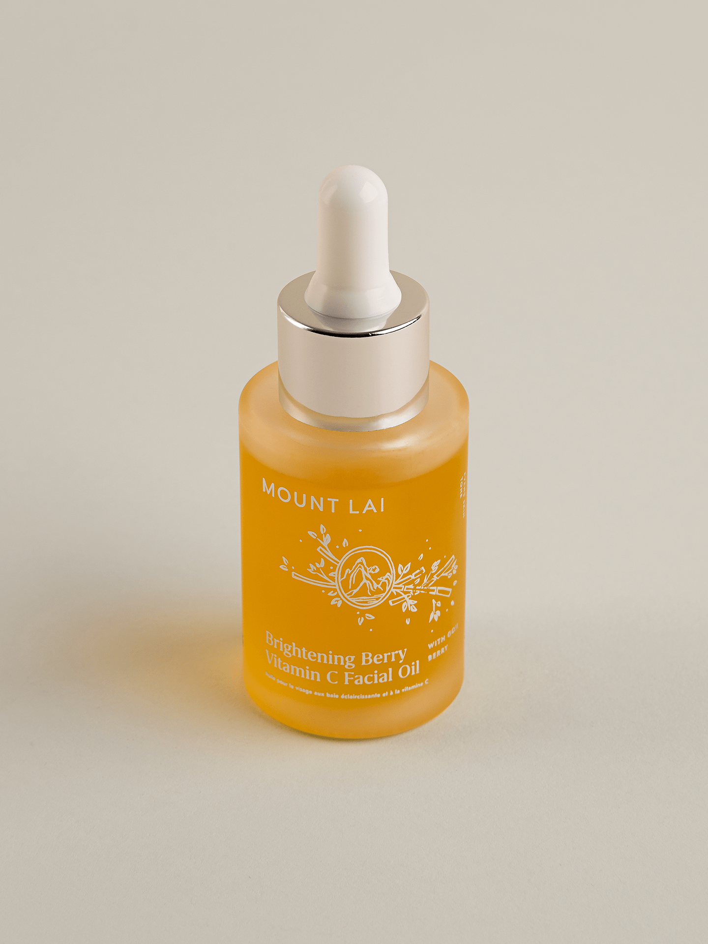 Bottle of Brightening Berry Vitamin C Facial Oil