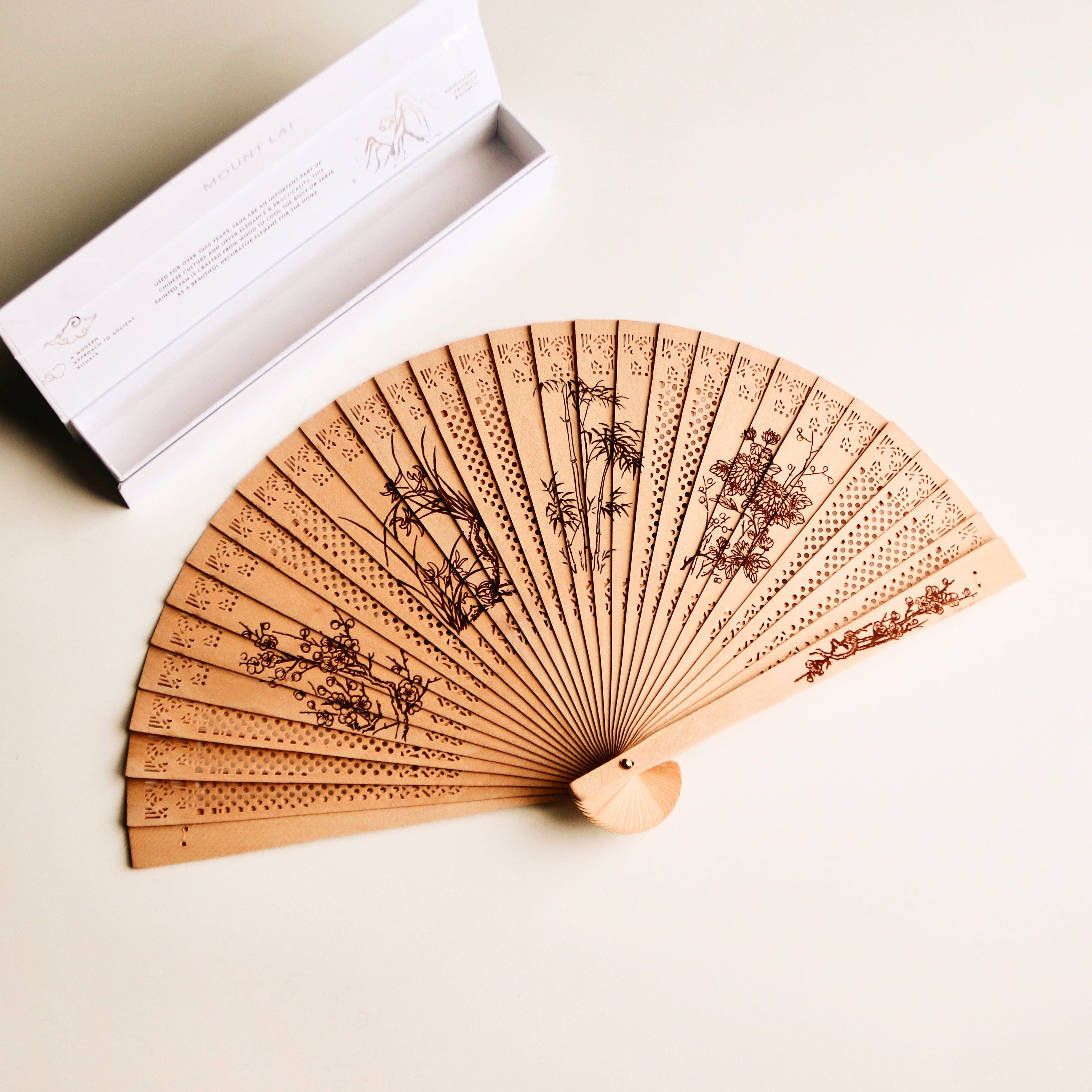 The Painted Wooden Fan