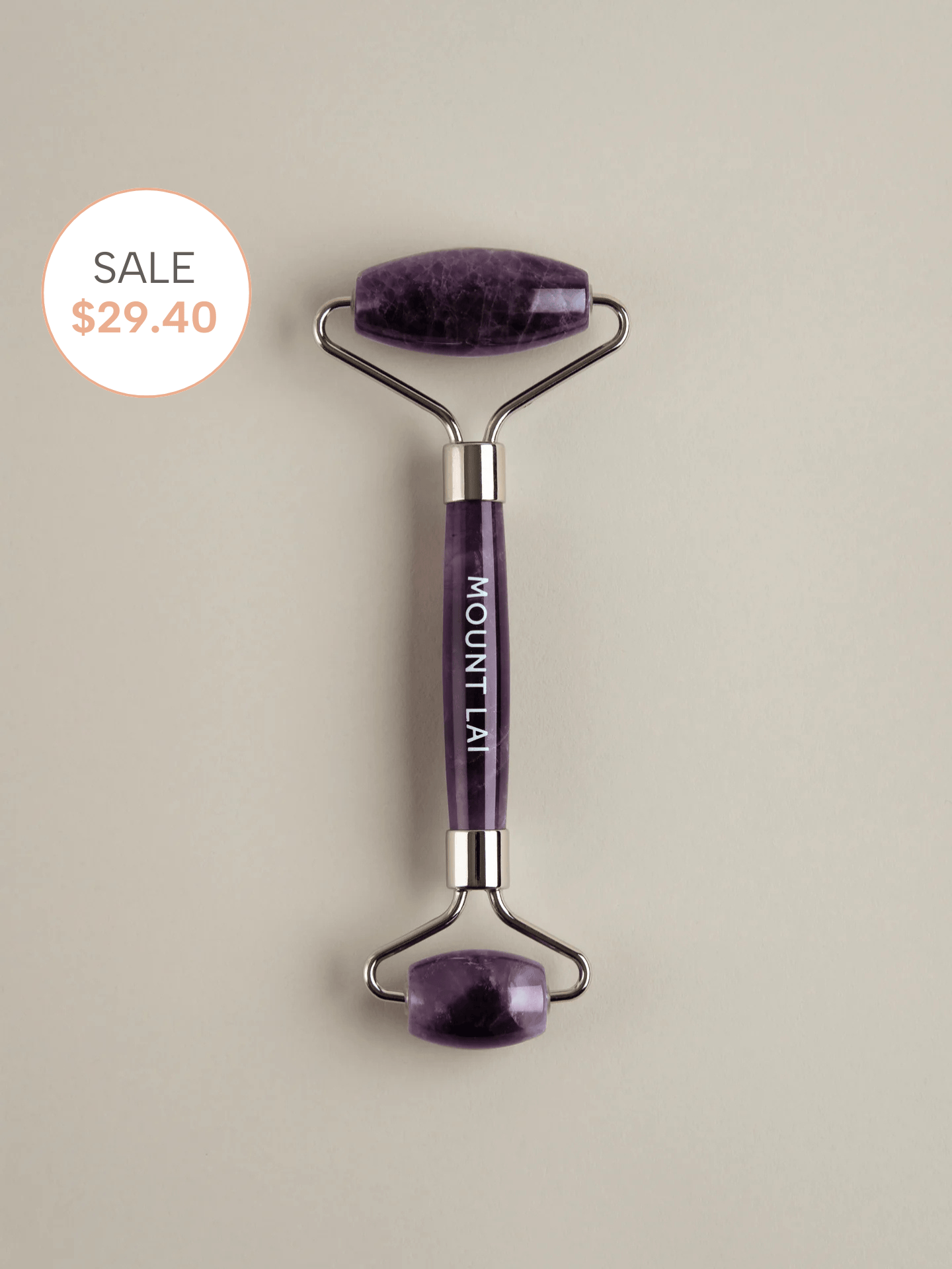 The De-Puffing Amethyst Facial Roller