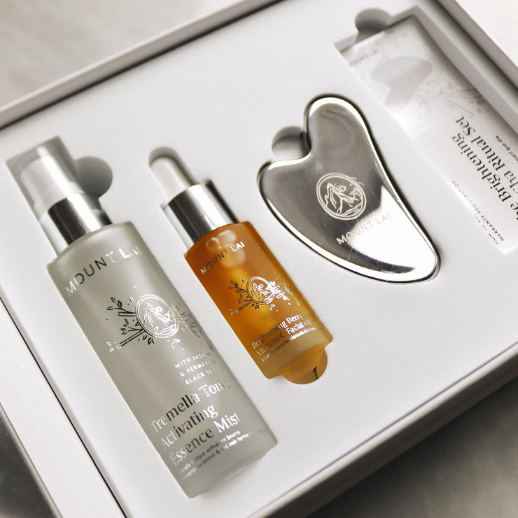 The Brightening Stainless Steel Gua Sha Essentials Set