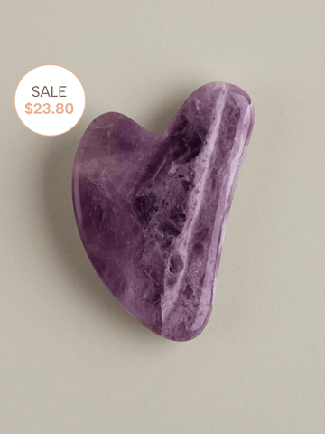 The Amethyst Gua Sha Facial Lifting Tool