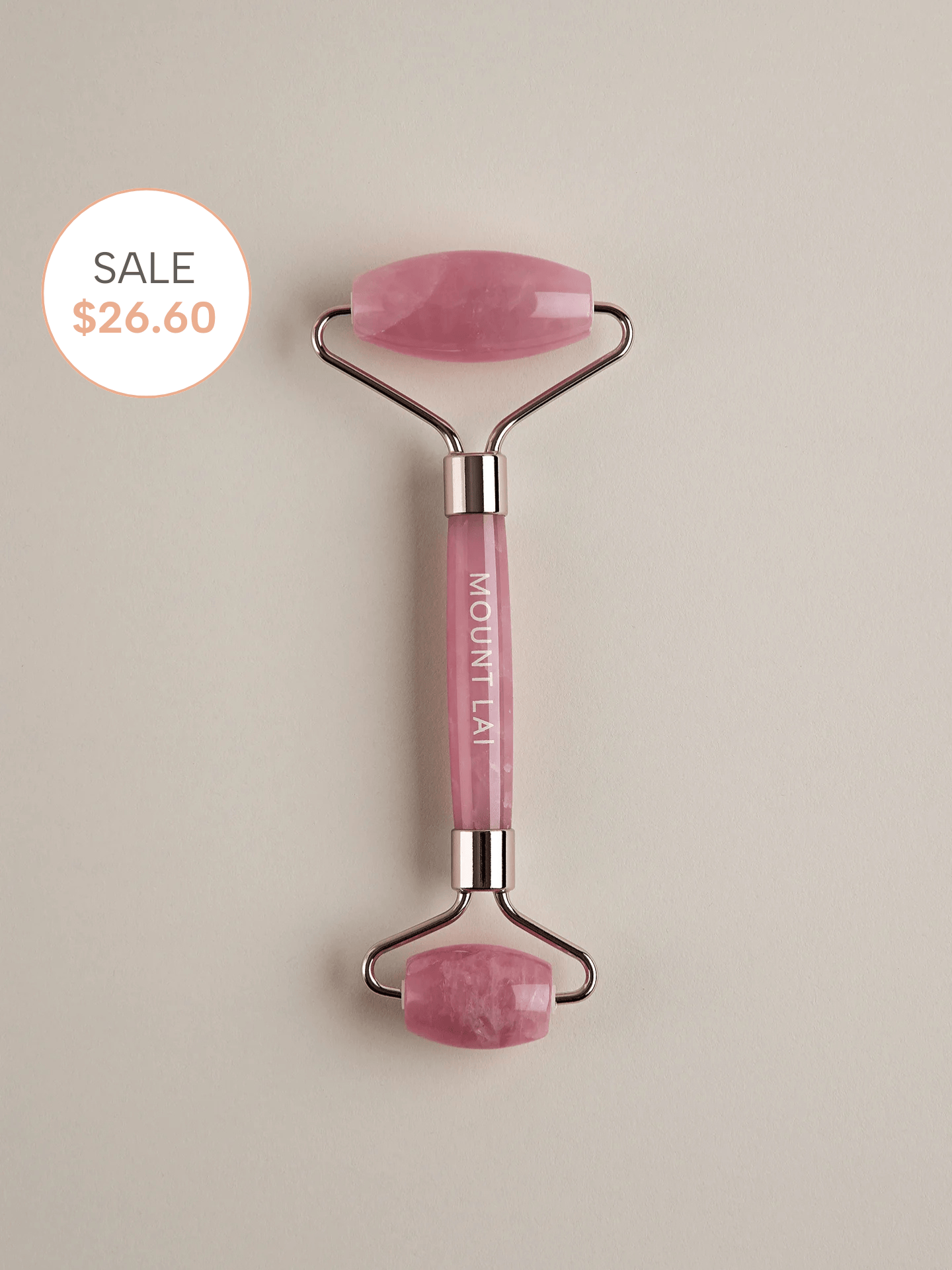 The De-Puffing Rose Quartz Facial Roller