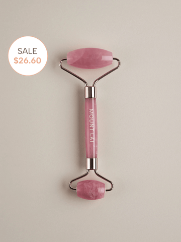 The De-Puffing Rose Quartz Facial Roller