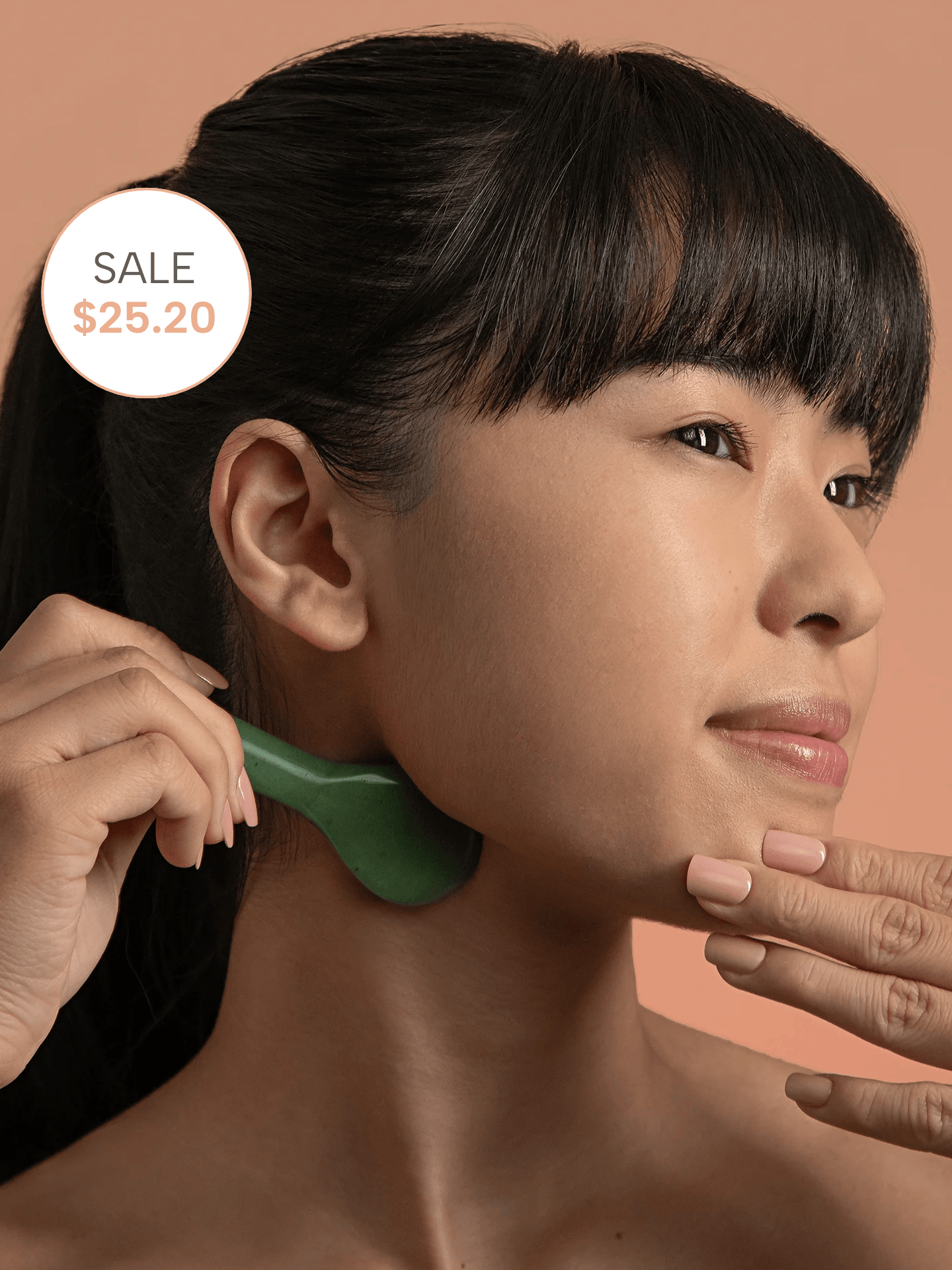 The Jade Acupressure Gua Sha Spoon
