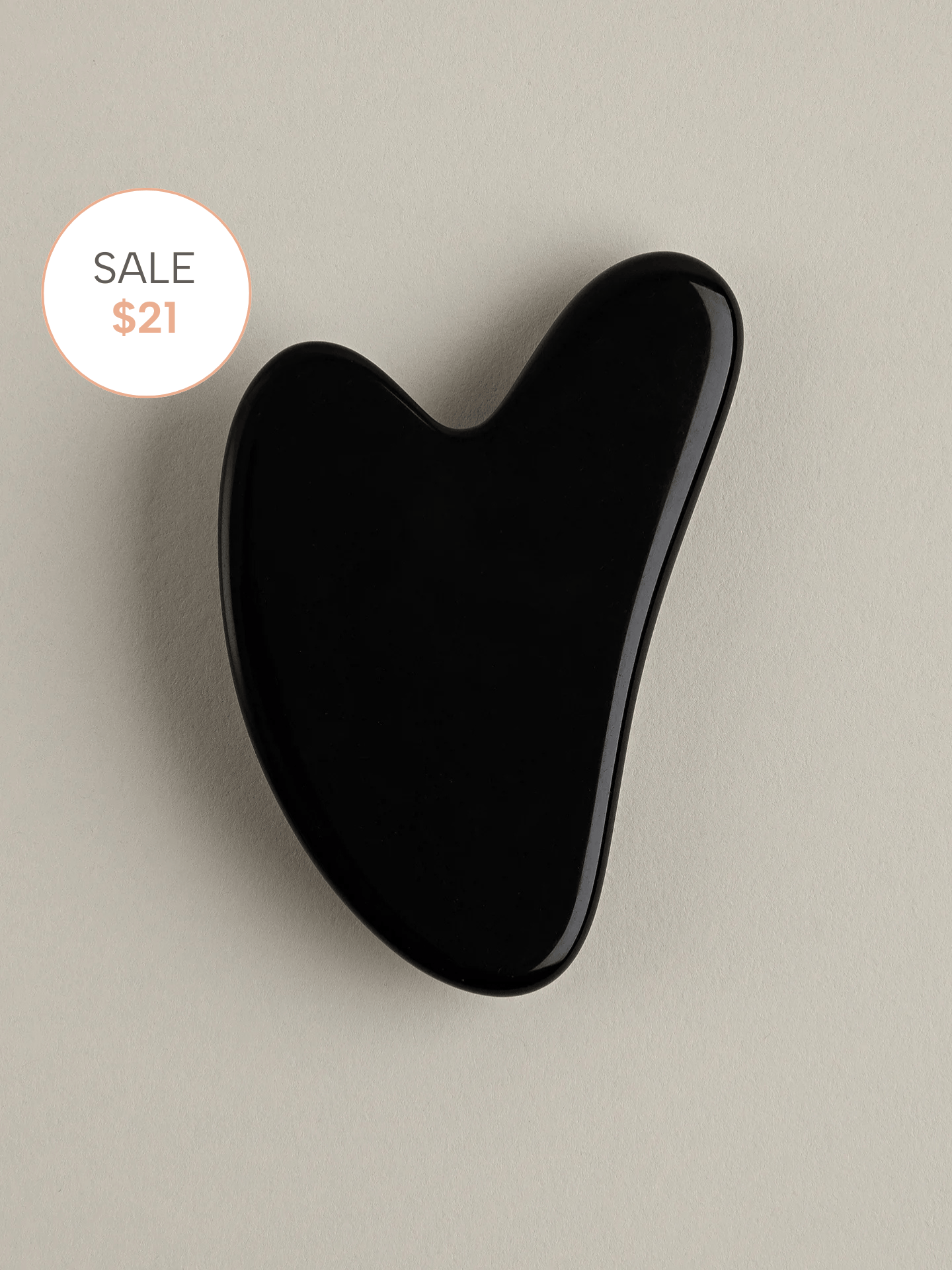 The Black Obsidian Gua Sha Facial Lifting Tool