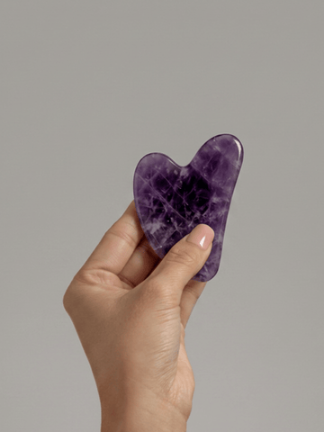 The Amethyst Gua Sha Facial Lifting Tool