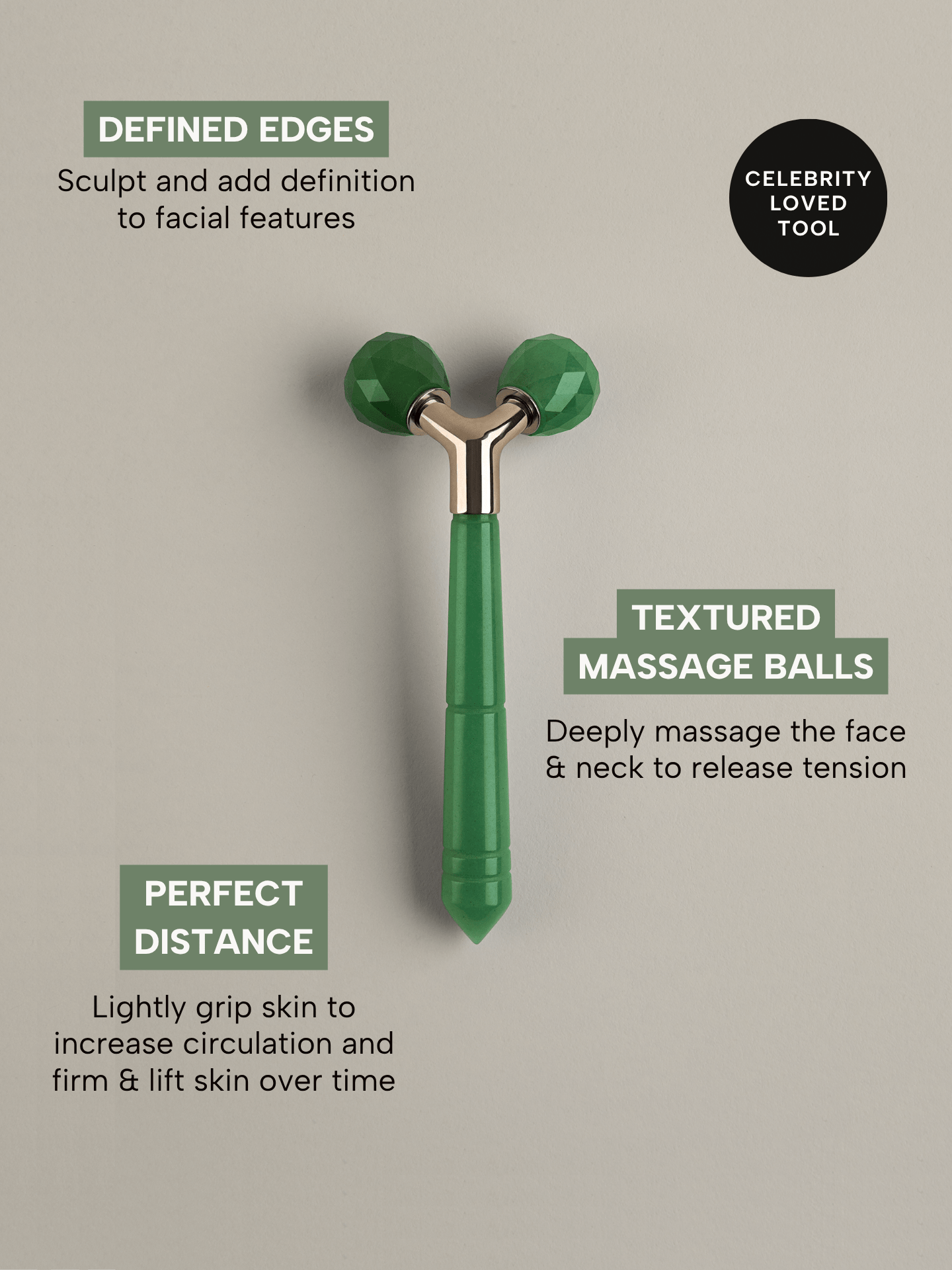 The Jade Tension Melting Massager for Face & Neck