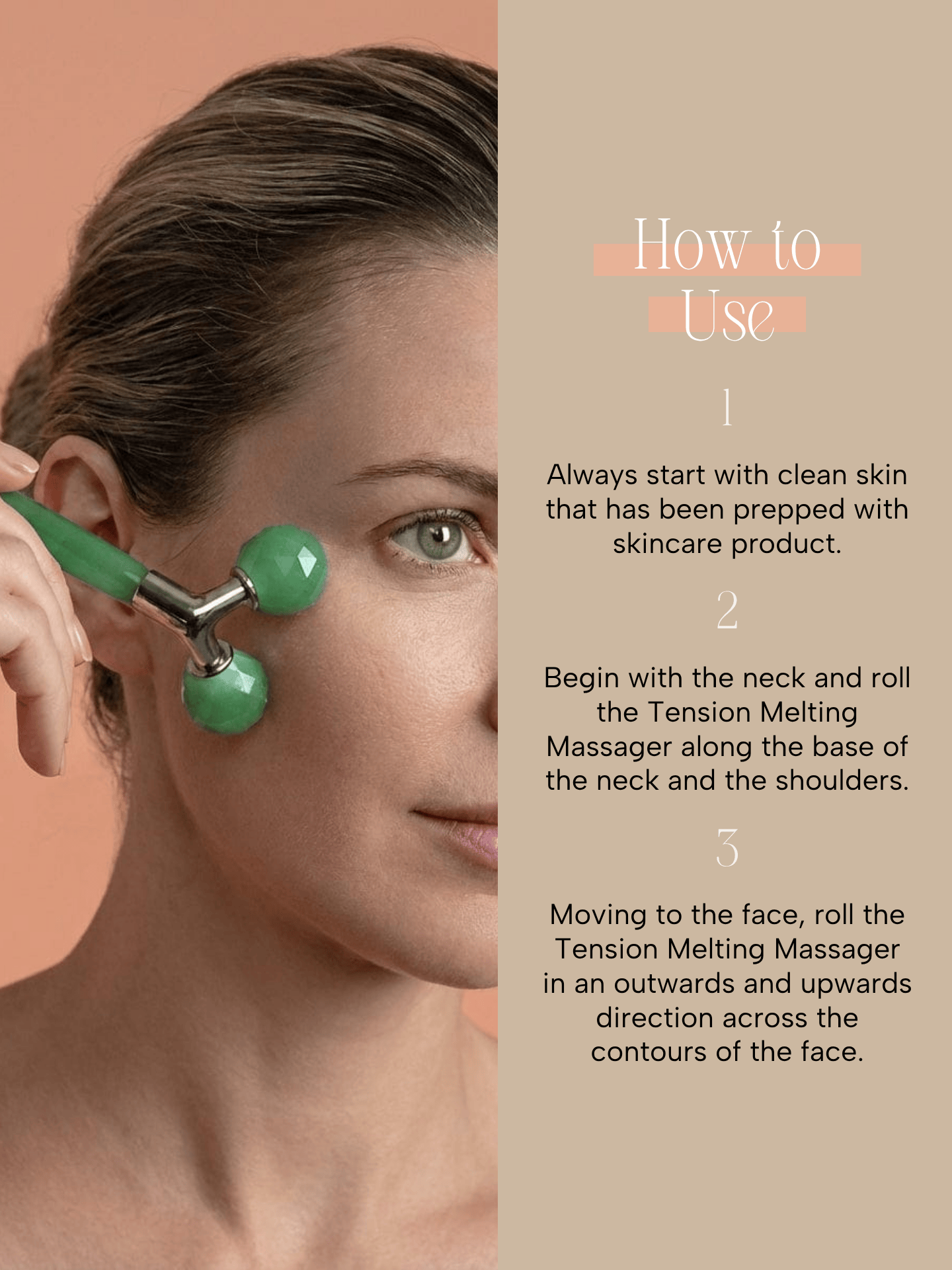 The Jade Tension Melting Massager for Face & Neck