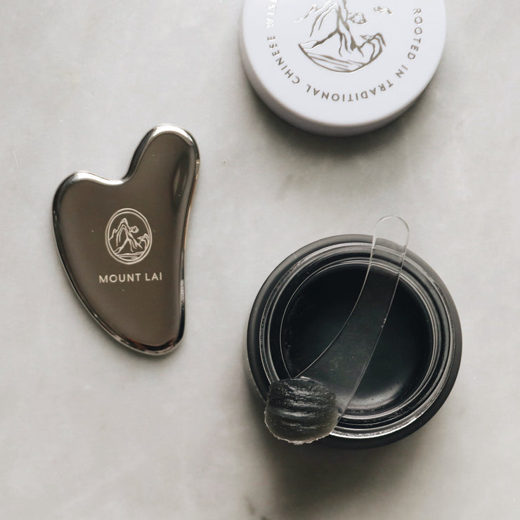 THE PORE REFINER: Mount Lai Stainless Steel Gua Sha Cleansing Ritual