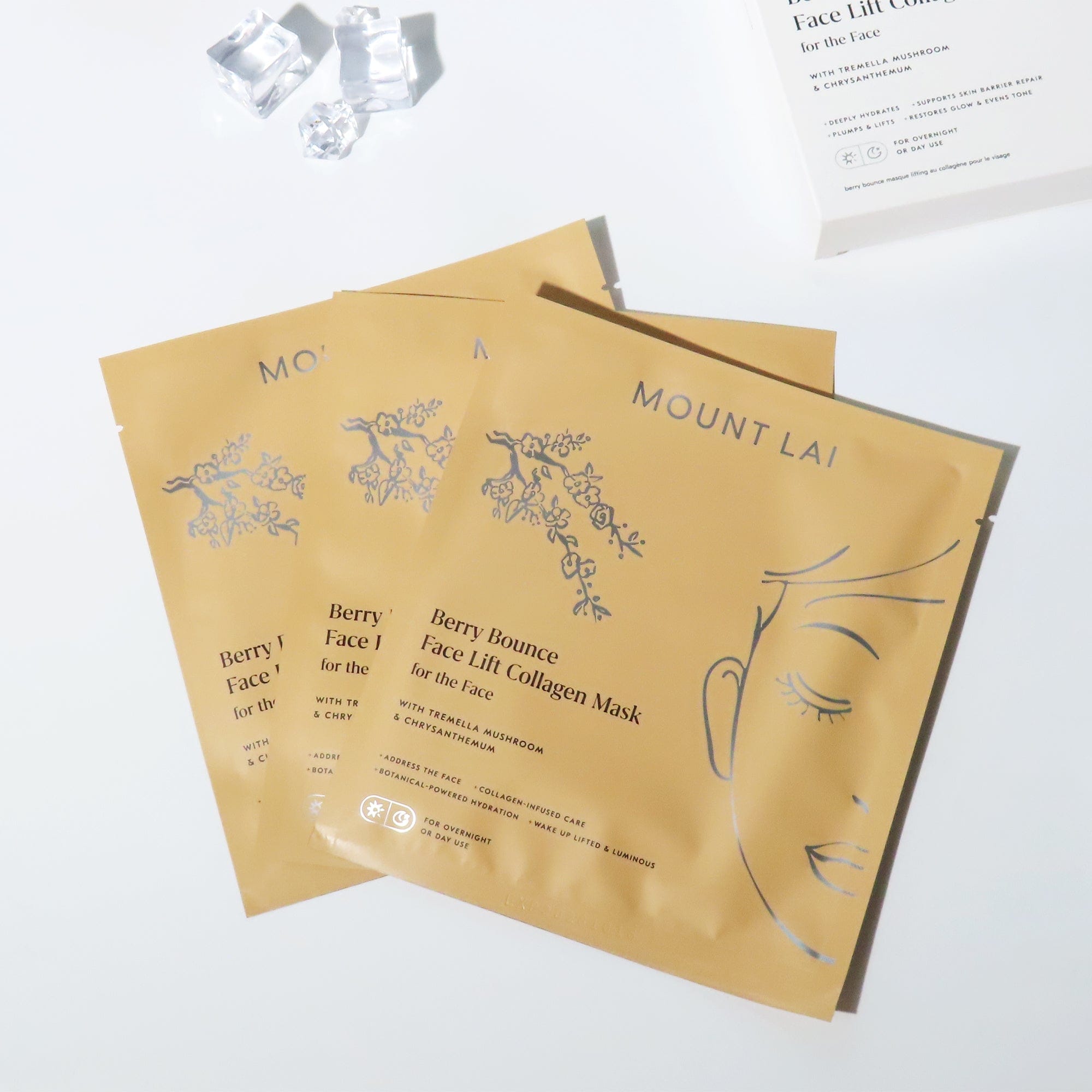 Berry Bounce Overnight Face Lift Collagen Mask for Face