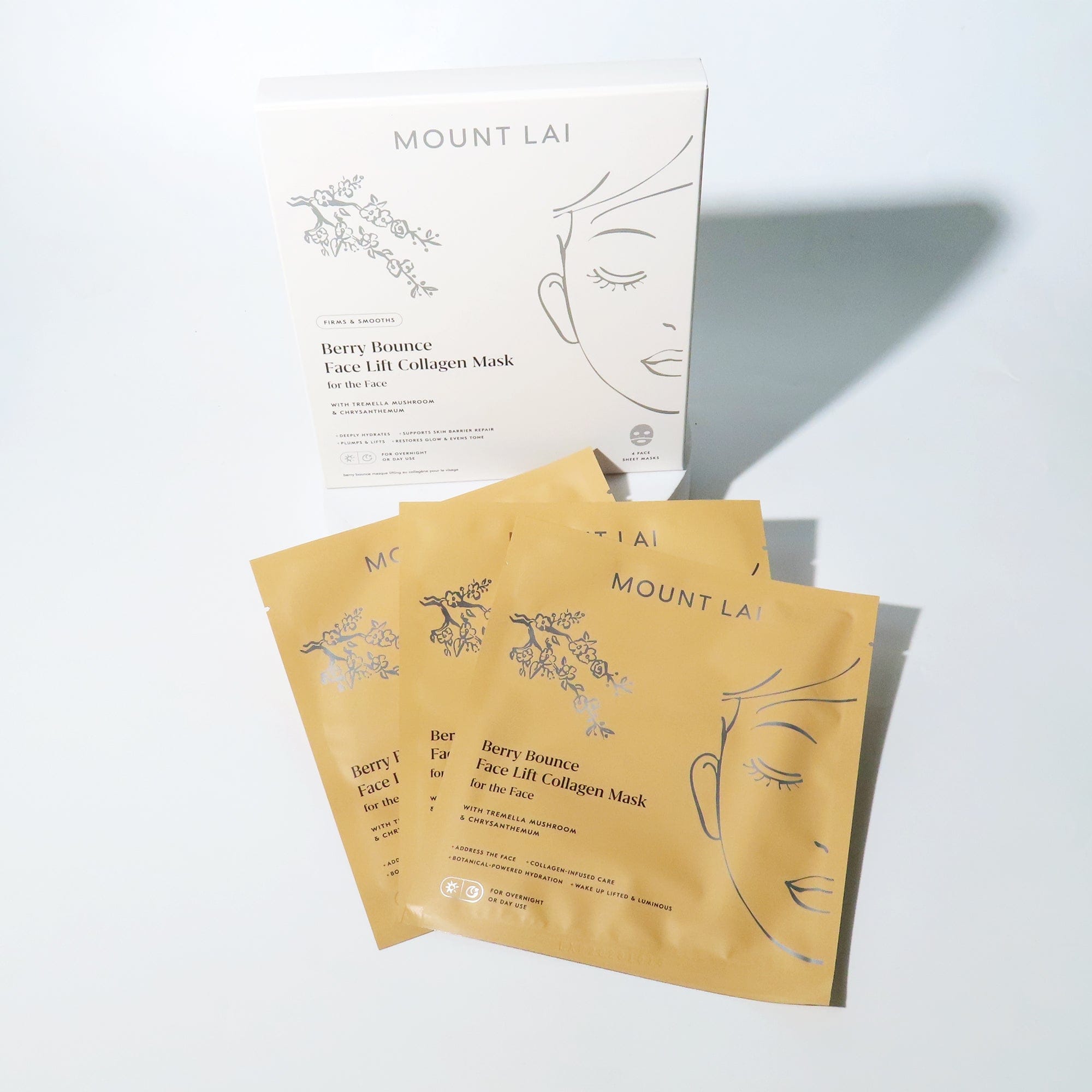 Berry Bounce Overnight Face Lift Collagen Mask for Face