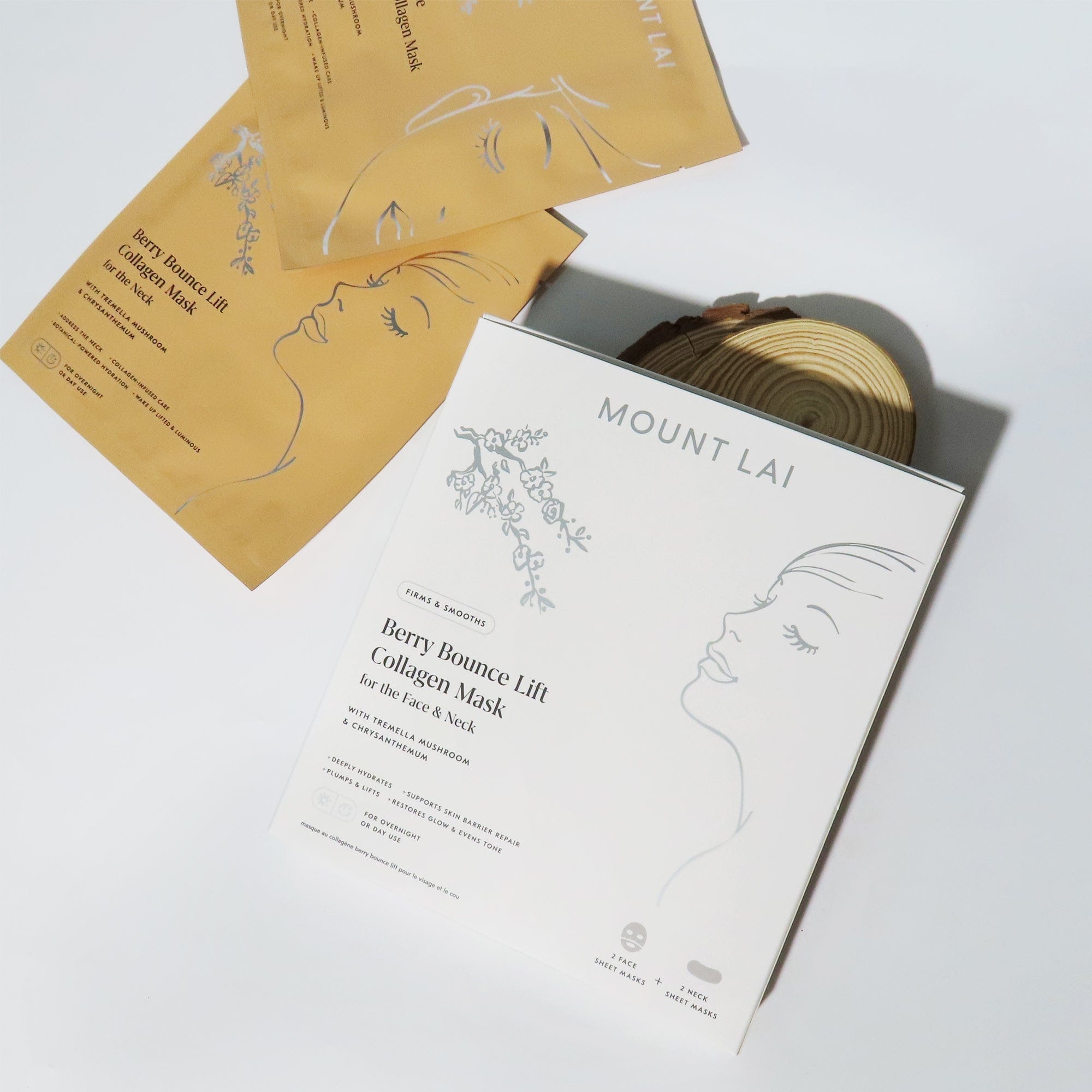 Berry Bounce Overnight Face Lift Collagen Mask for Face & Neck