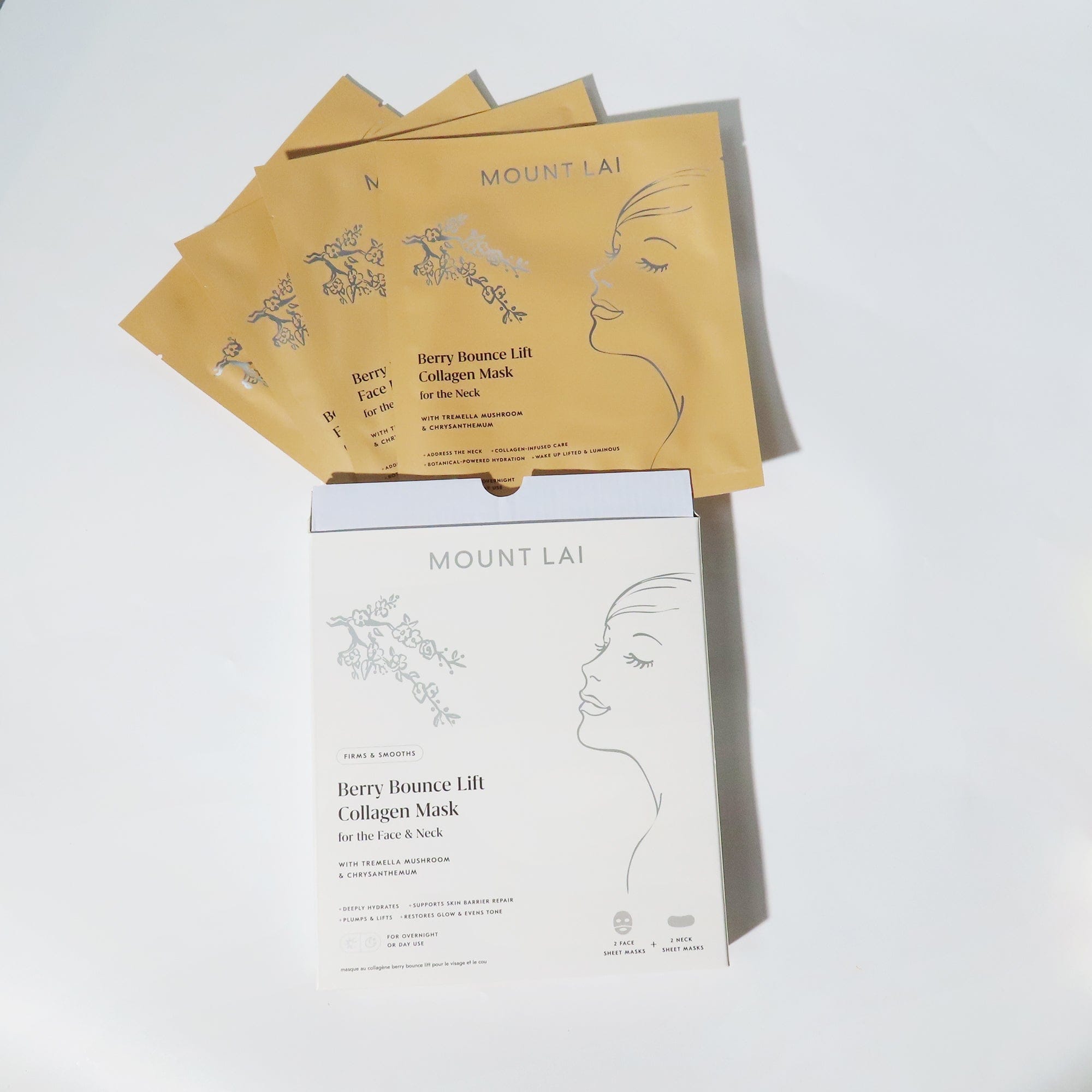 Berry Bounce Overnight Face Lift Collagen Mask for Face & Neck