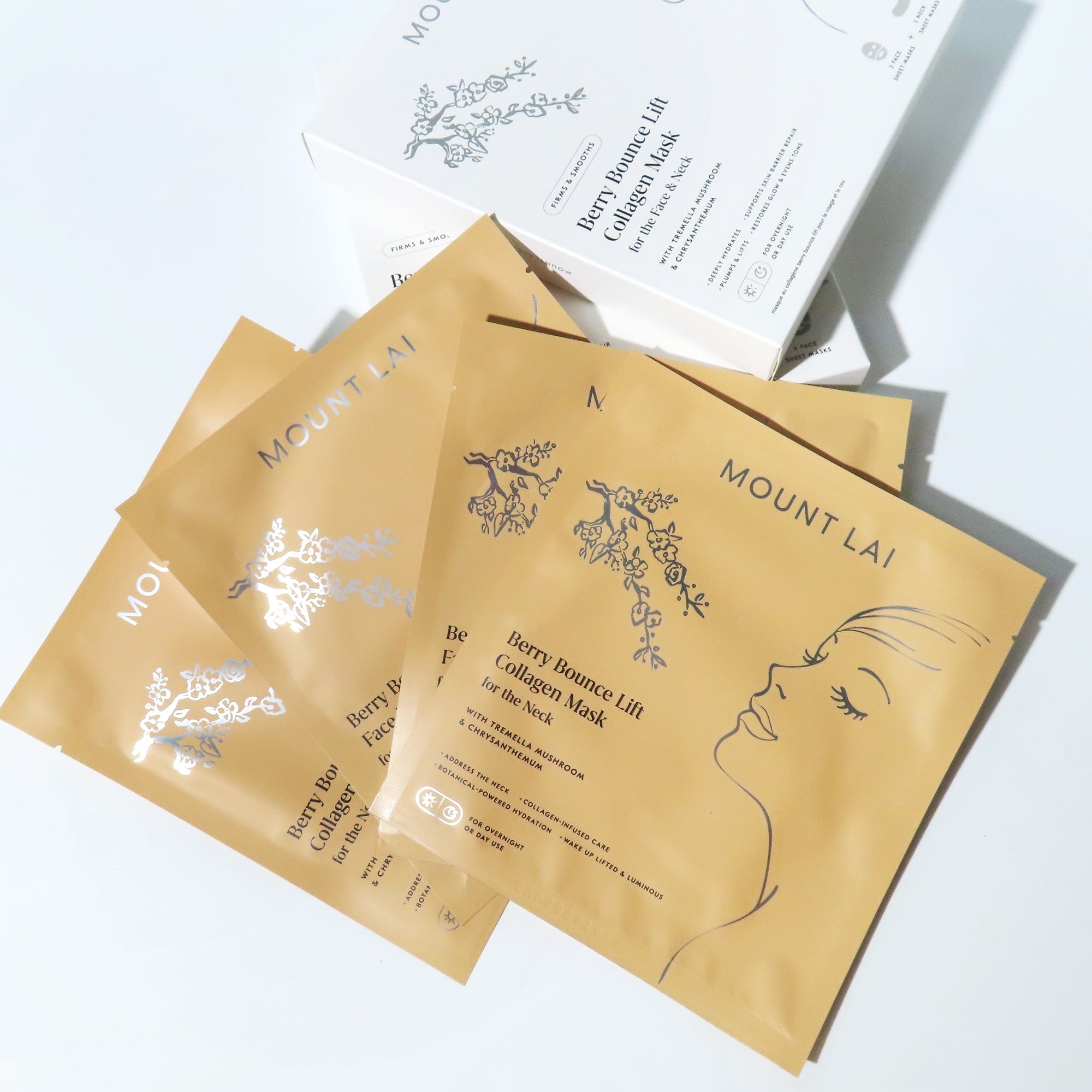 Berry Bounce Overnight Face Lift Collagen Mask for Face & Neck