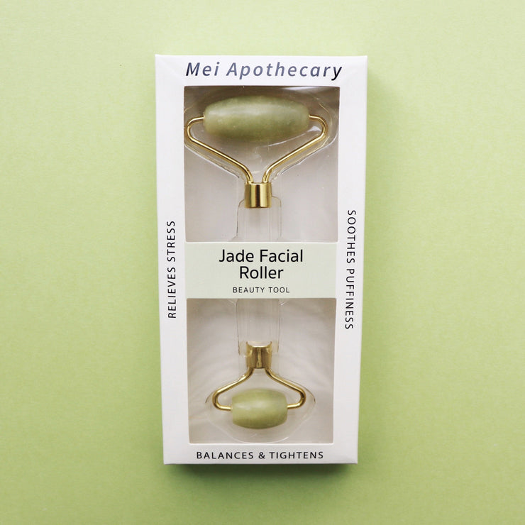 Mei Apothecary Jade Facial Roller Beauty Tool