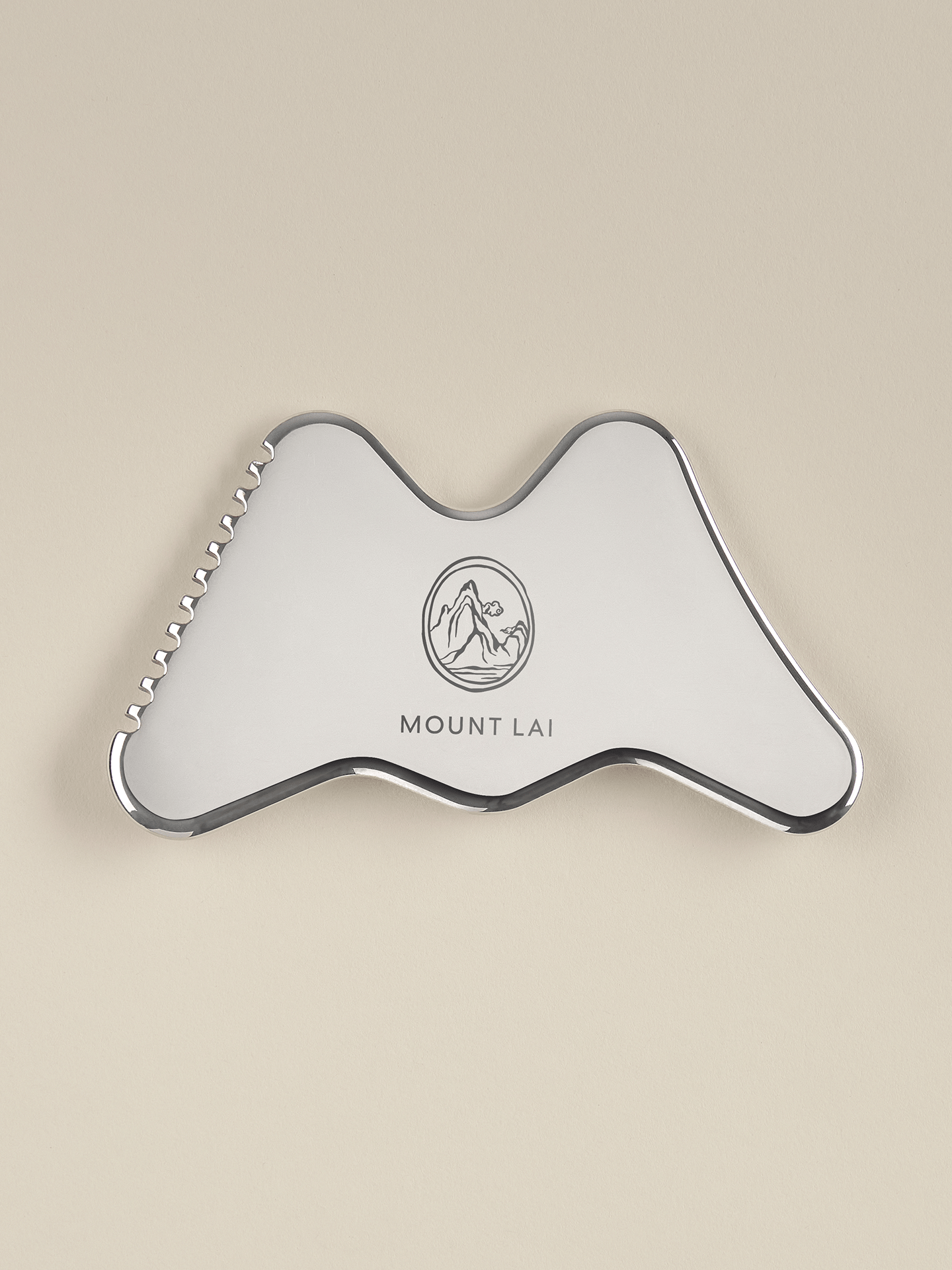 The Vitality Qi Stainless Steel Gua Sha Contour Tool