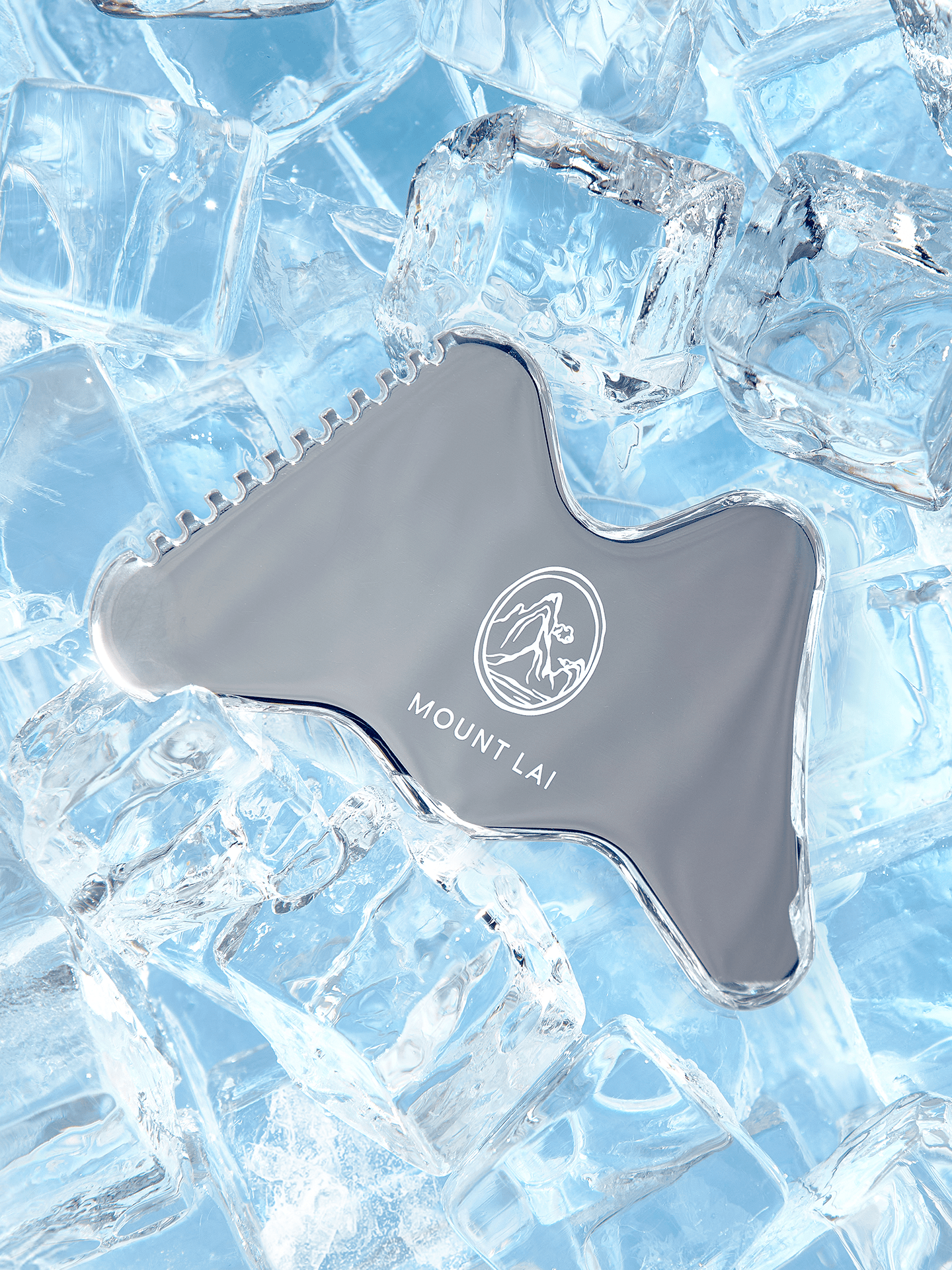 The Vitality Qi Stainless Steel Gua Sha Contour Tool