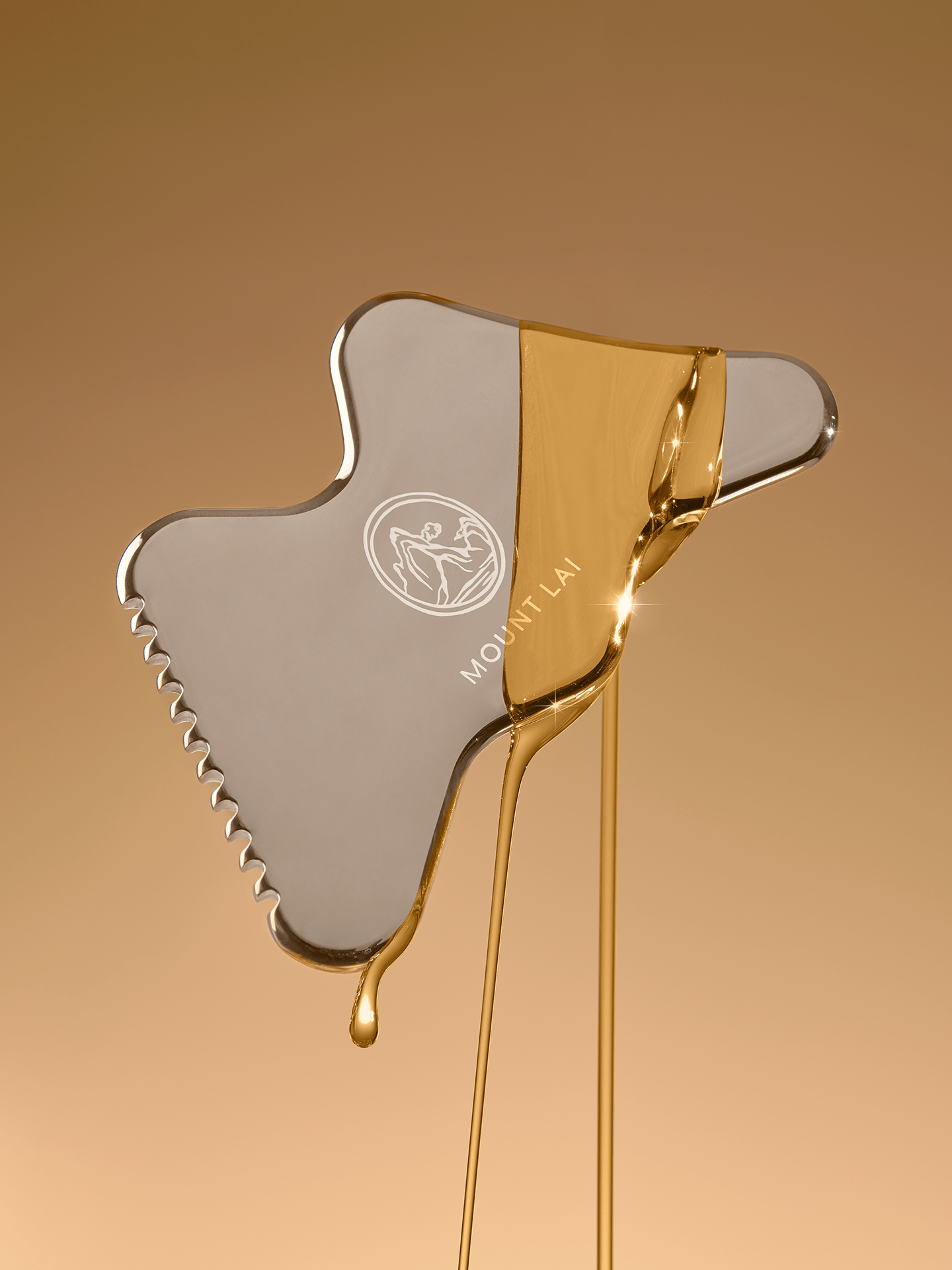 The Vitality Qi Stainless Steel Gua Sha Contour Tool