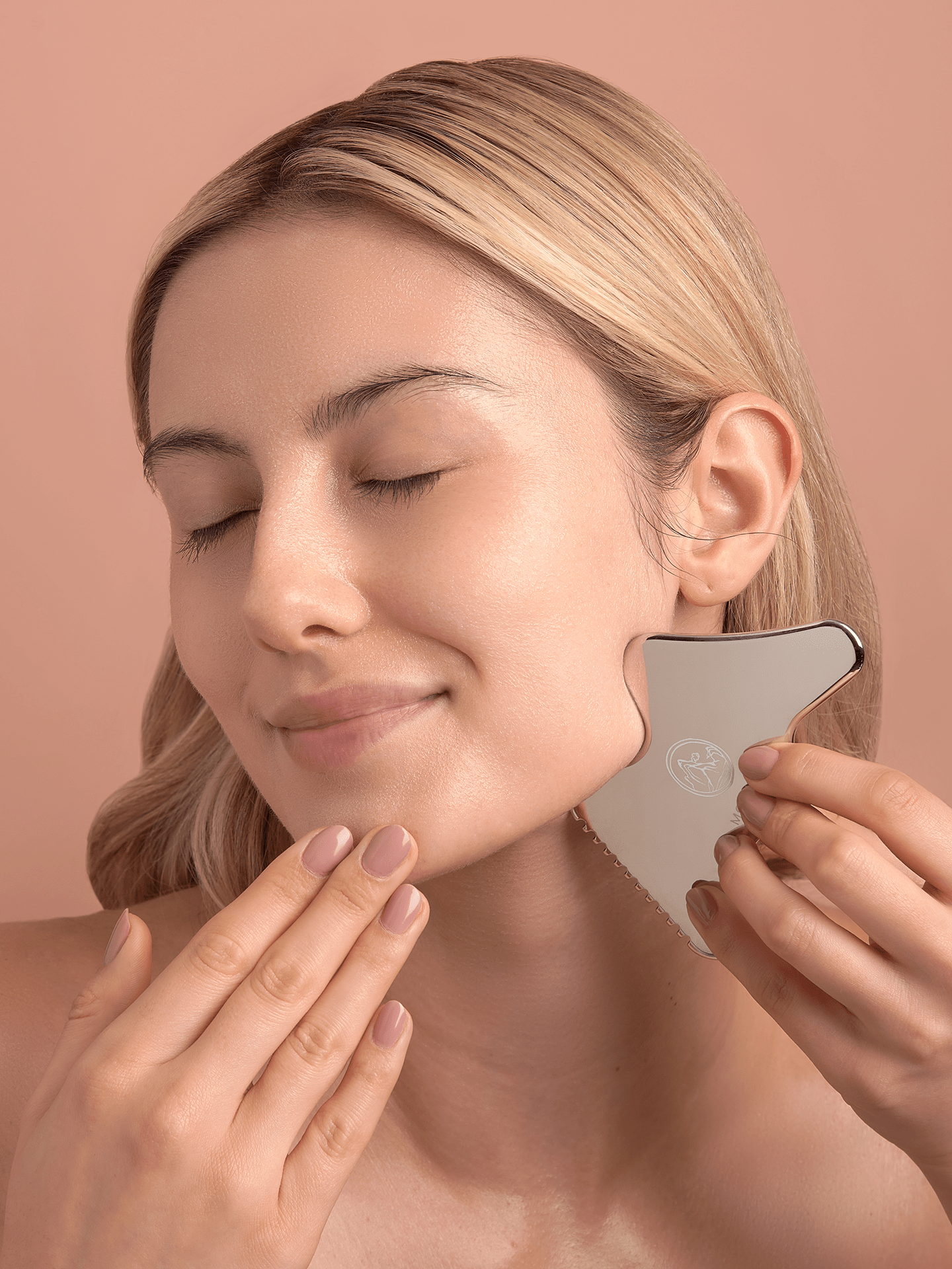 The Vitality Qi Stainless Steel Gua Sha Contour Tool