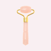 Mei Apothecary Mini Rose Quartz Facial Roller Beauty Tool