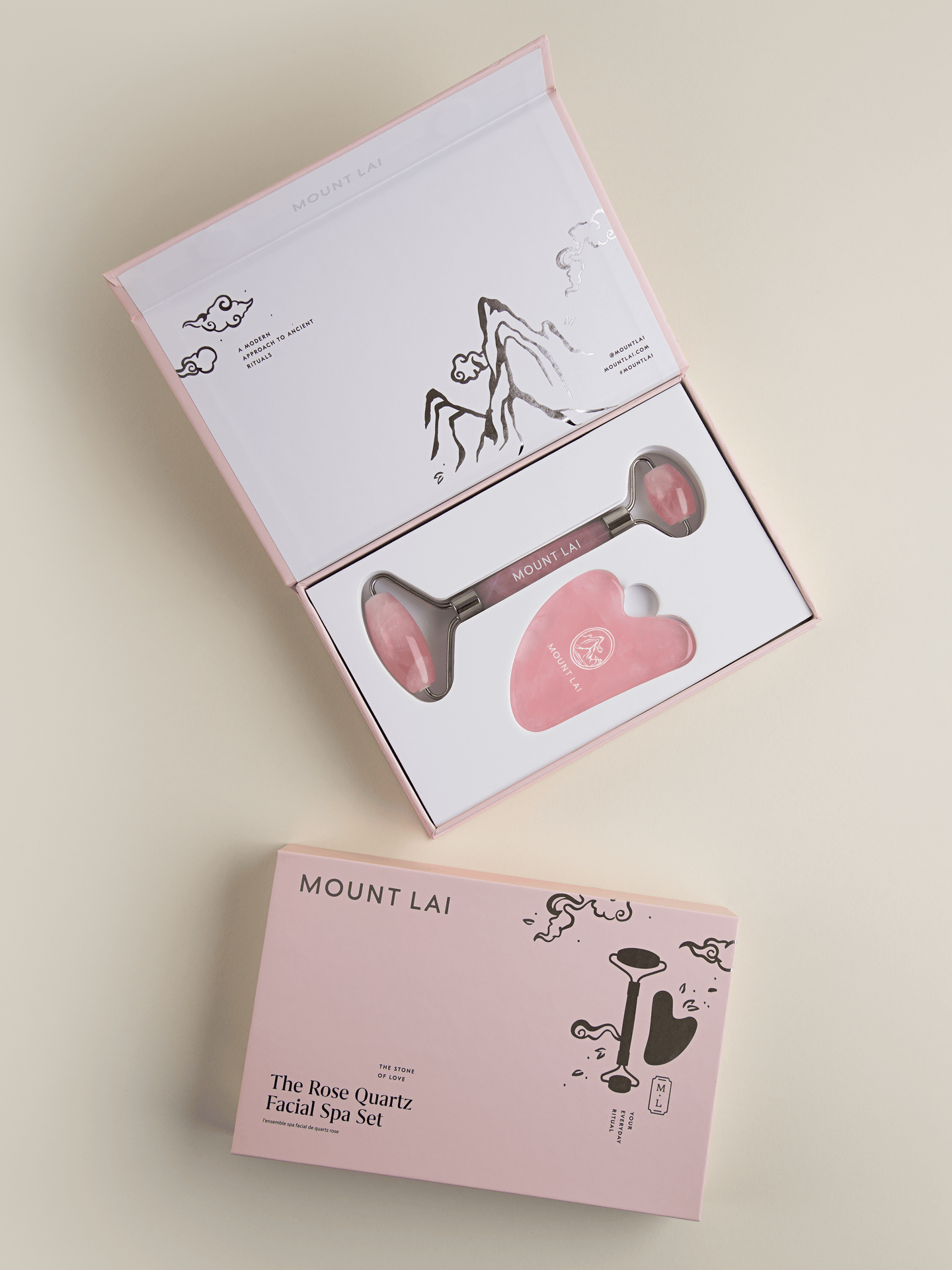 The Rose Quartz Facial Spa Set