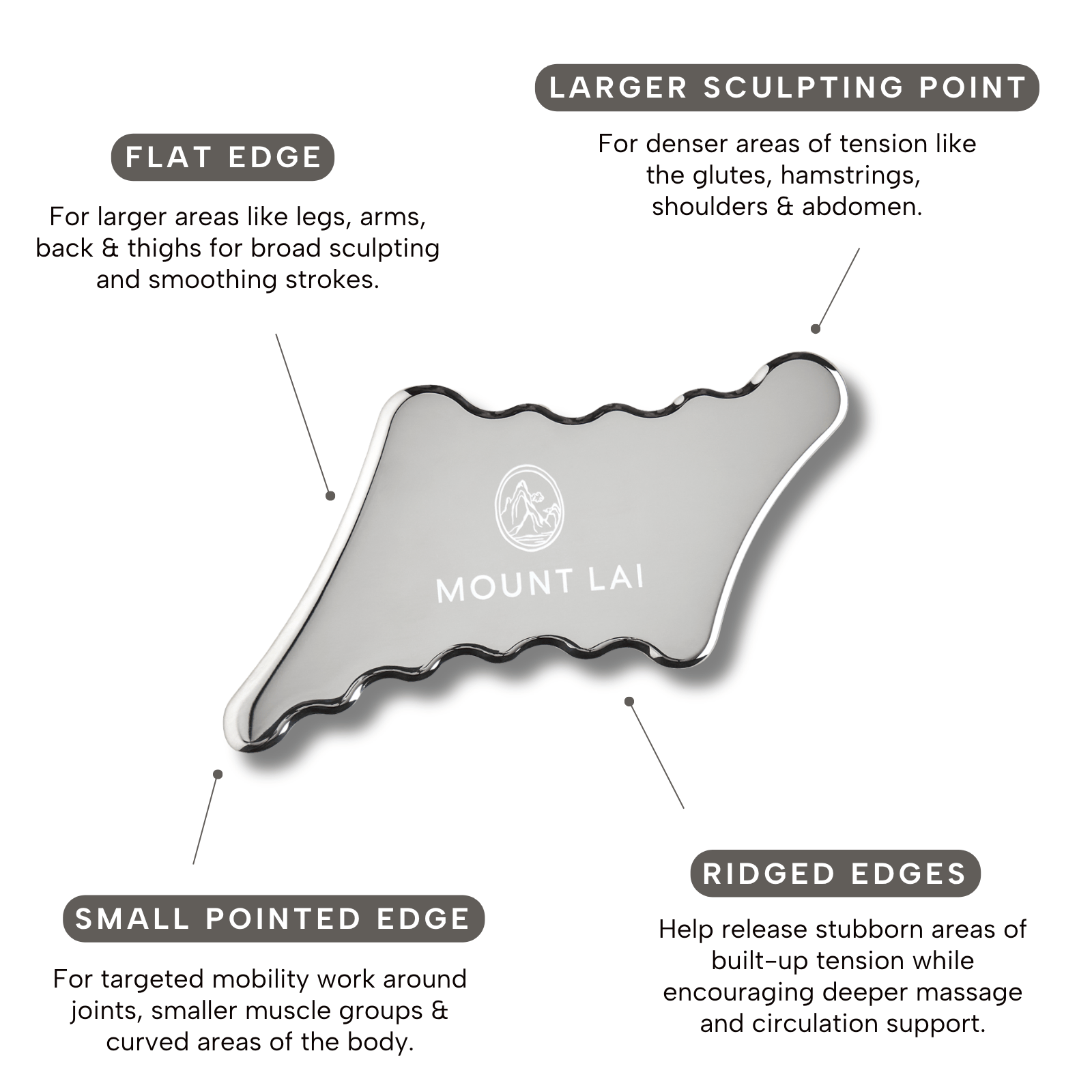 The Vitality Qi Stainless Steel Body Sculpt & Release Tool