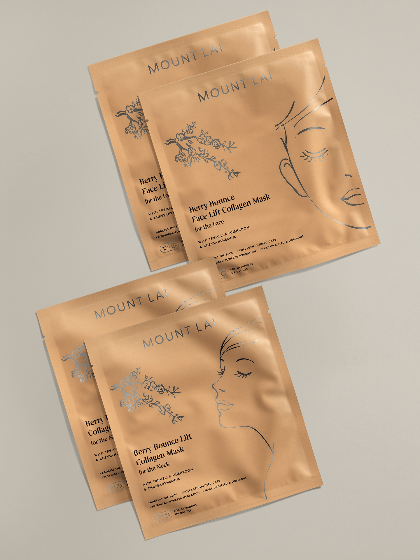 Berry Bounce Overnight Face Lift Collagen Mask for Face & Neck