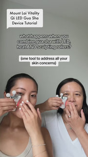 The Vitality Qi LED Gua Sha Device with Protective Pouch
