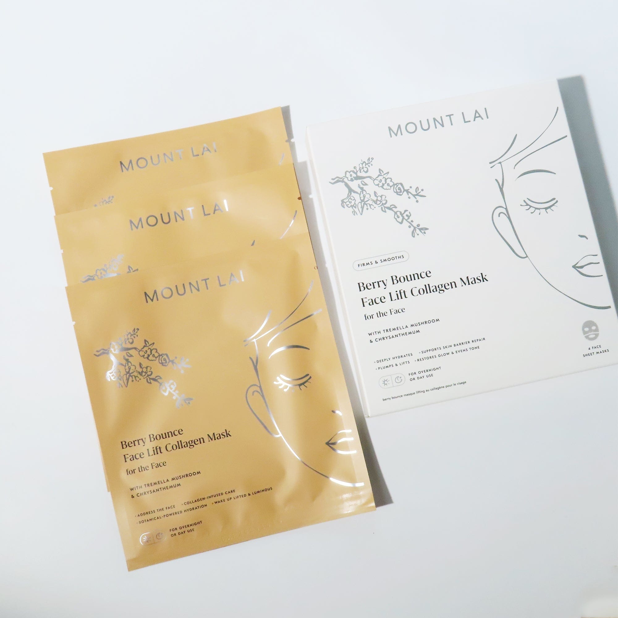 Berry Bounce Overnight Face Lift Collagen Mask for Face