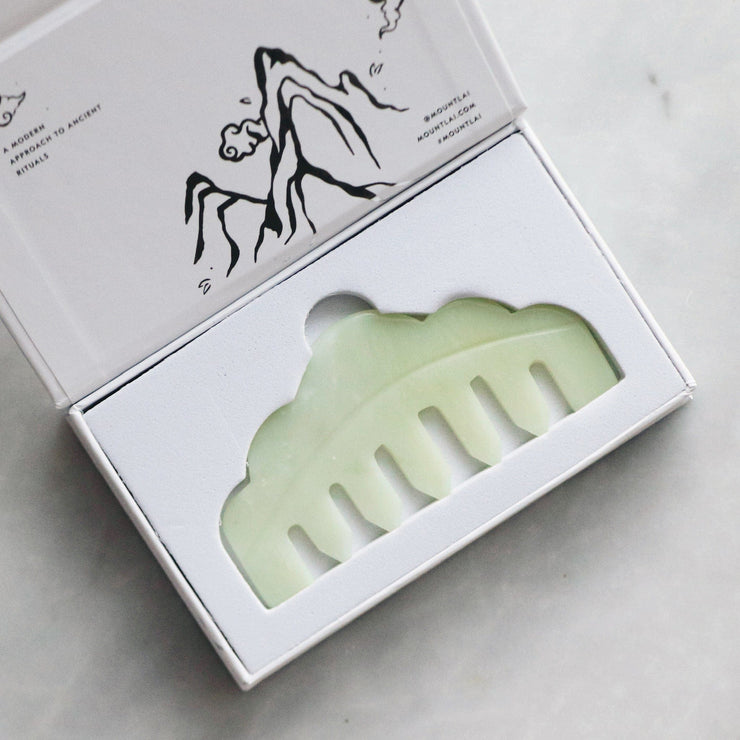 The Jade Massaging Gua Sha Comb