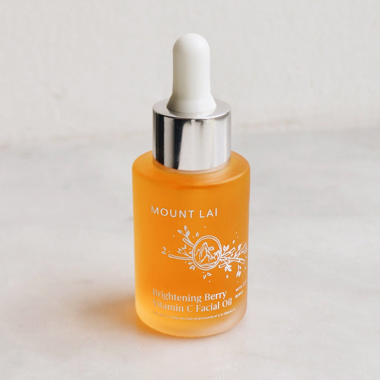 Mount Lai Brightening Berry Vitamin C Facial Oil, Help to fade hyperpigmentation with this powerful Vitamin C oil