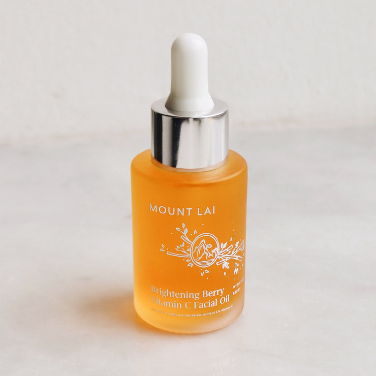 Mount Lai Brightening Berry Vitamin C Facial Oil, Help to fade hyperpigmentation with this powerful Vitamin C oil