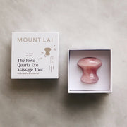 The De-Puffing Rose Quartz Eye Massage Tool