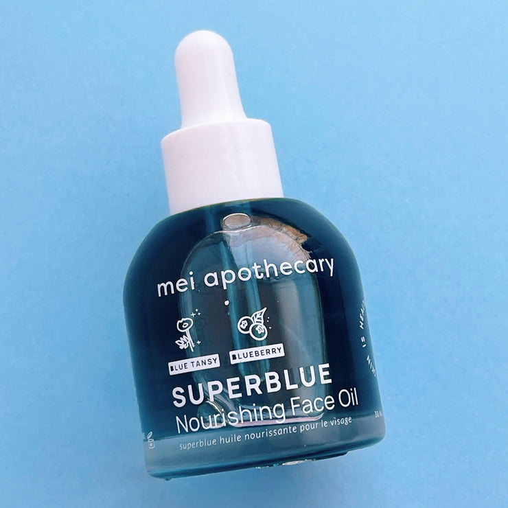 Mei Apothecary SUPERBLUE Nourish Face Oil with Blue Tansy and Blueberry