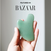 The Mount Lai Jade Gua Sha Tool. Featured in Harper's Bazaar.