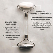 The Vitality Qi Myofascial Release & Cryo Facial Roller with Protective Pouch