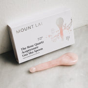 The Mount Lai Acupressure Gua Sha Spoon. Gua sha is a Traditional Chinese Medicine practice that can lift and contour the face over time. 